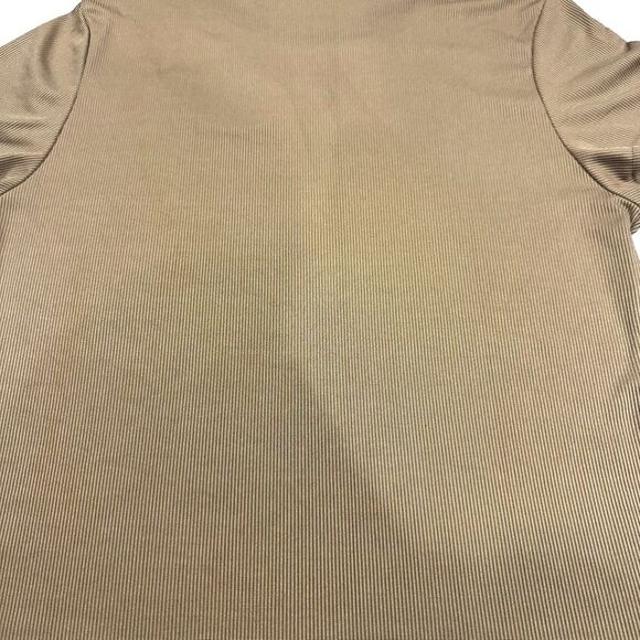SHEIN Curve Women's Brown Short Sleeve Solid Cut Out Ribbed Tee Plus Sz 2XL EUC - Picture 7 of 12